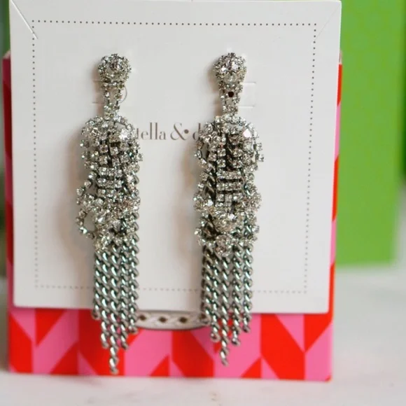 :: Stella & Dot Retired Petra Fringe Earrings - Picture 12 of 15